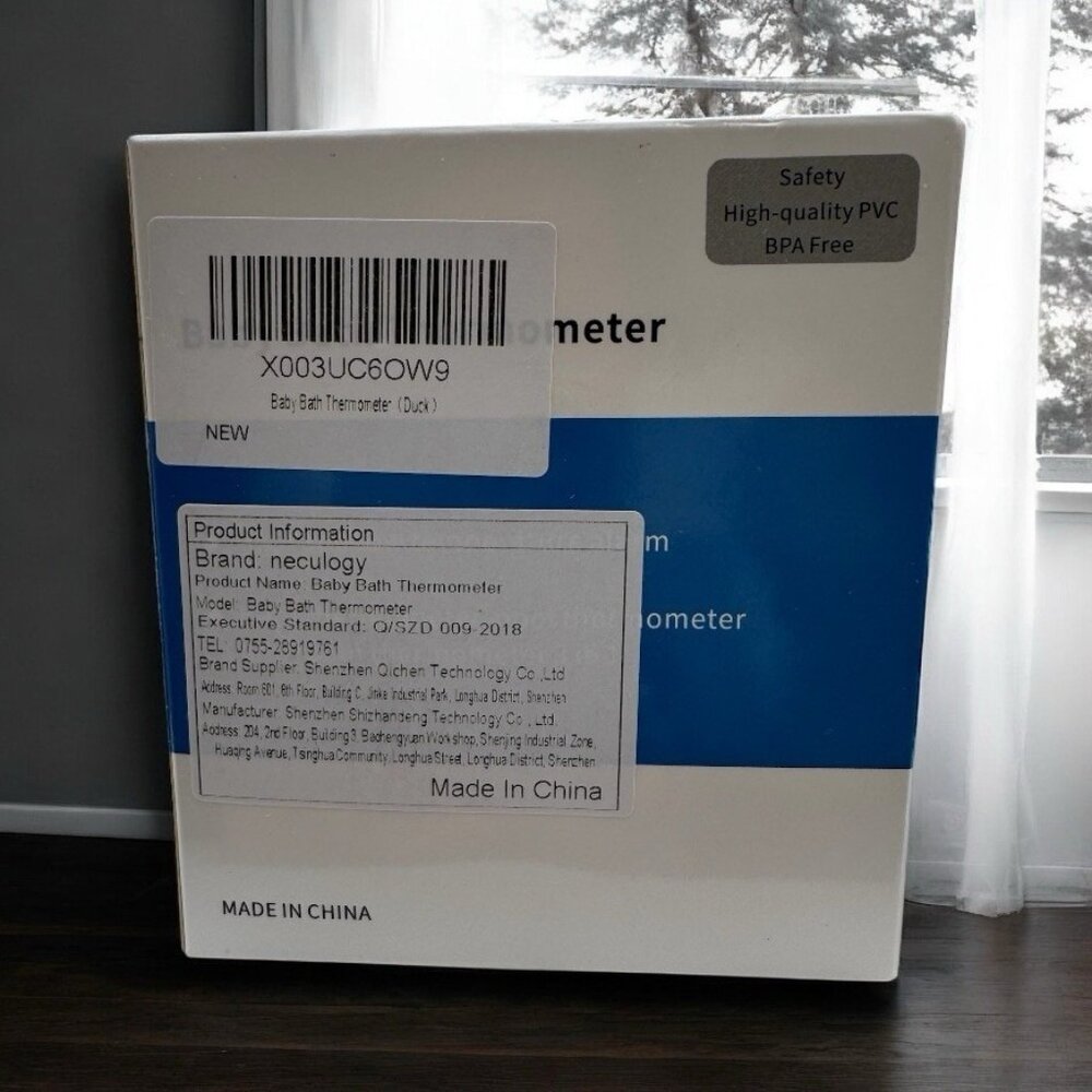 Baby Bath Thermometer with LED Display and Temperature Warning, Floating Toy